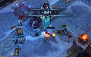 《LOL手游》lol手游还能六连杀？卡莎极限走A，基本操作!(视频)