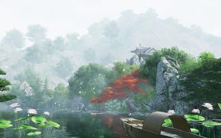 《天涯明月刀手游(天刀)》天刀手游家园山河且停岚新人up福利图纸(视频)