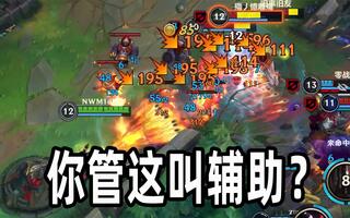 《LOL手游》【LOL手游】分到辅助位不想玩？试试这个英雄，让你辅助也能C!!(视频)