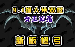 《魔兽世界(WOW)》【老司机】9.1猎人带双橙进本，新版橙弓女王掉落，TBC怀旧服礼包详情，爬塔肩膀幻化~（版本前瞻）(视频)