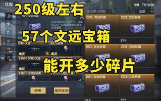cf手游：文远珍藏宝箱爆率评测[2020评测][视频]