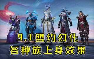 《魔兽世界(WOW)》：9.1新增幻化外观预览，仙气、贵气和灵气，你最喜欢哪一款？(视频)