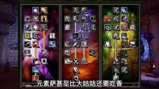 《魔兽世界(WOW)》TBC怀旧服：祖宗萨三系简述及天赋加点，真正的三系开花_网络游戏热门视频(视频)