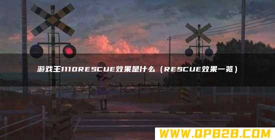 游戏王1110RESCUE效果是什么（RESCUE效果一览）