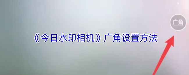 《今日水印相机》优化你的广角设置技巧