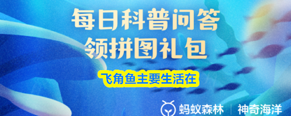 《支付宝》飞角鱼的栖息环境与分布解析